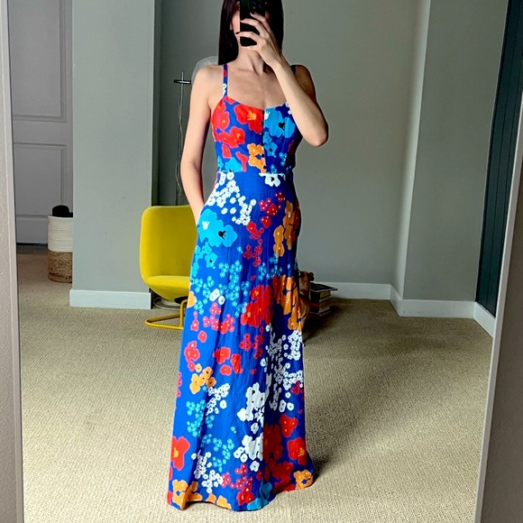 Corey Lynn Calter Full Length Linen Dress - Picture 2 of 8